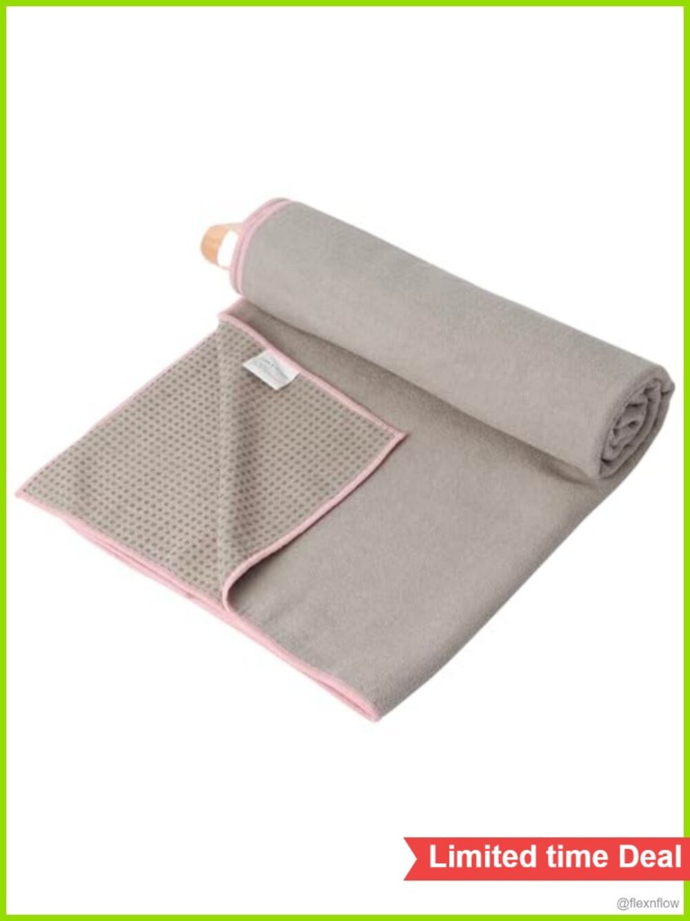 Microfiber Yoga Mat Towel Non-Slip Grip Dots Sweat Absorbent 72x26.5